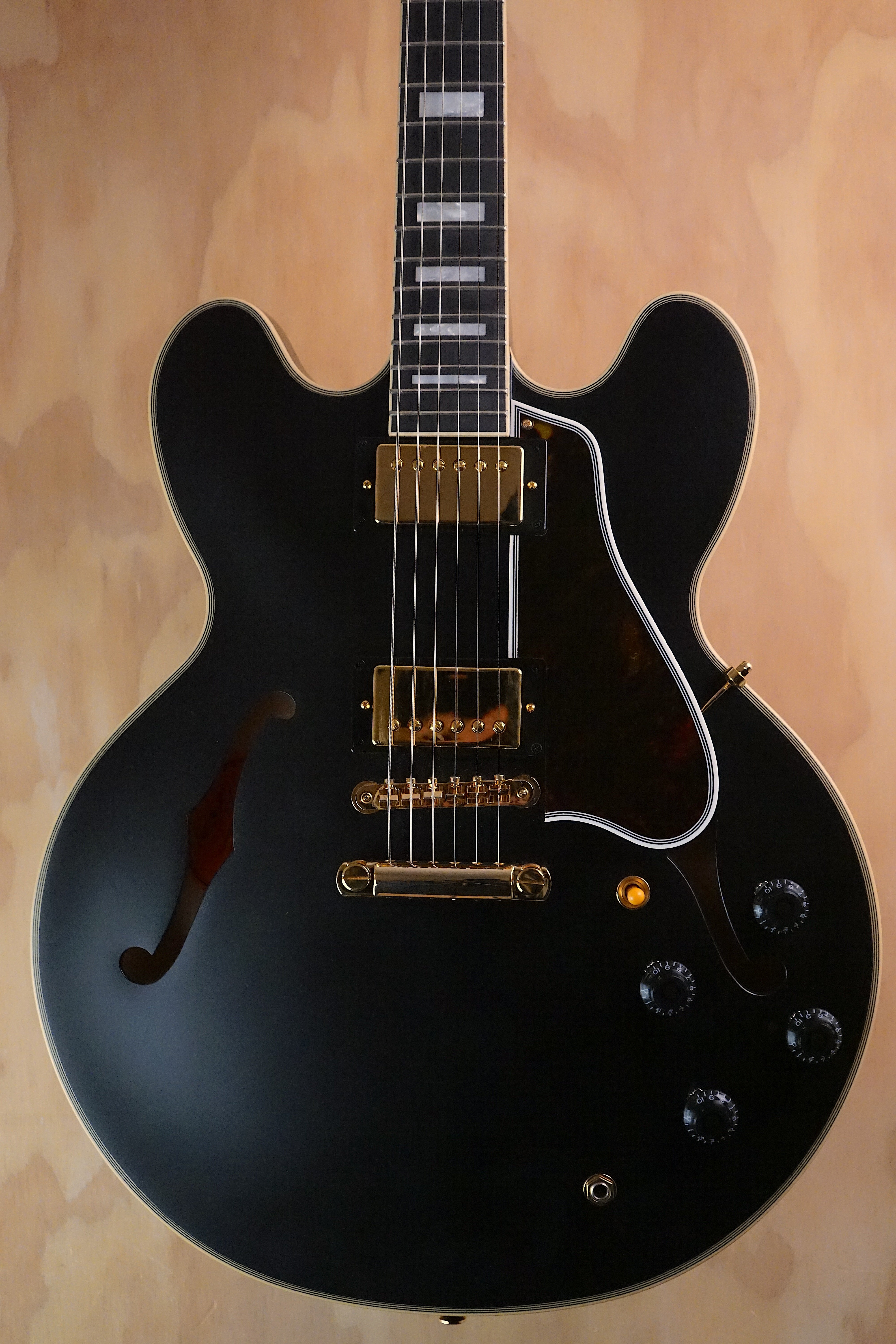Epiphone Inspired by Gibson Custom 1959 ES-355 Ebony, (Used) - Fair Deal Music