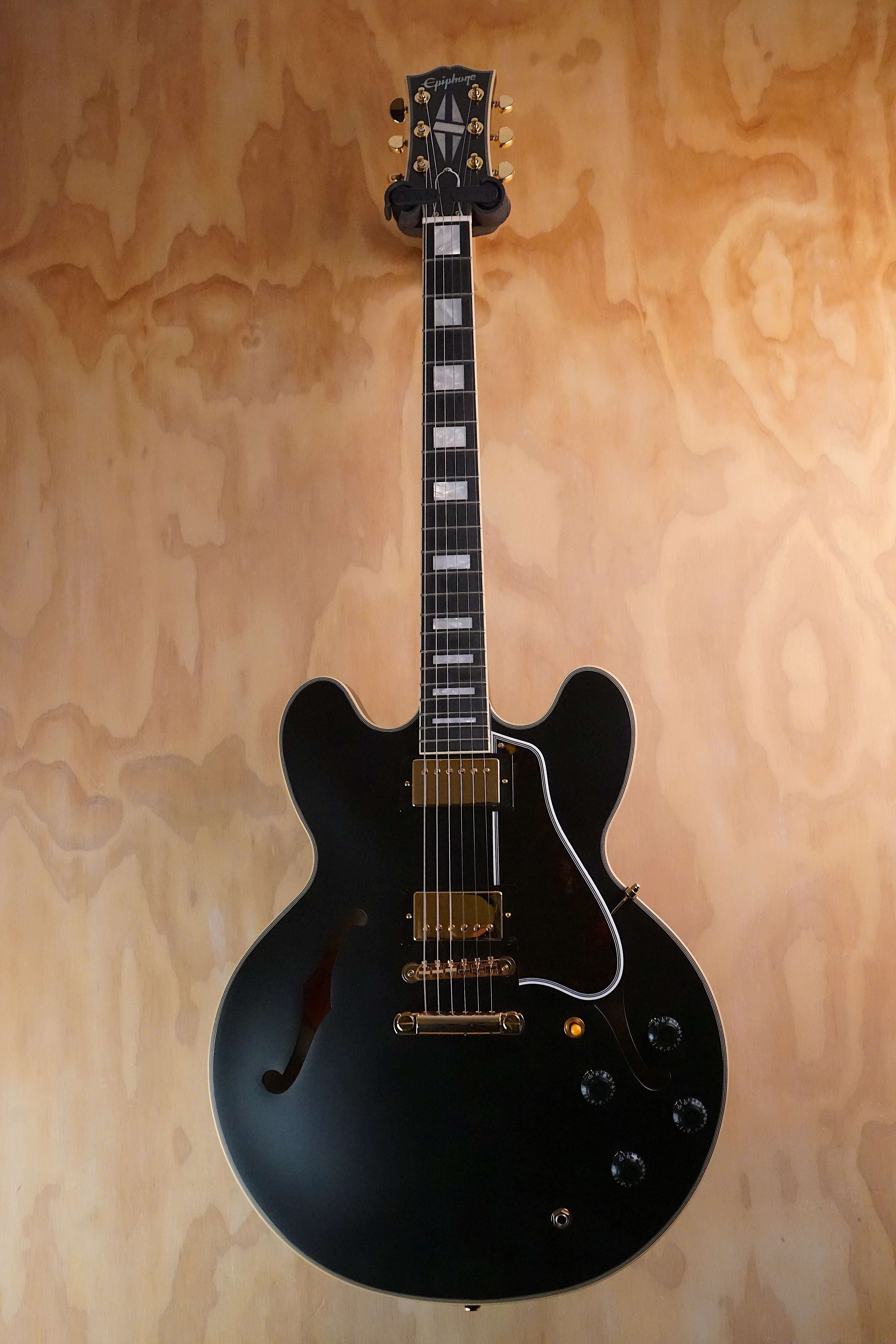 Epiphone Inspired by Gibson Custom 1959 ES-355 Ebony, (Used) - Fair Deal Music