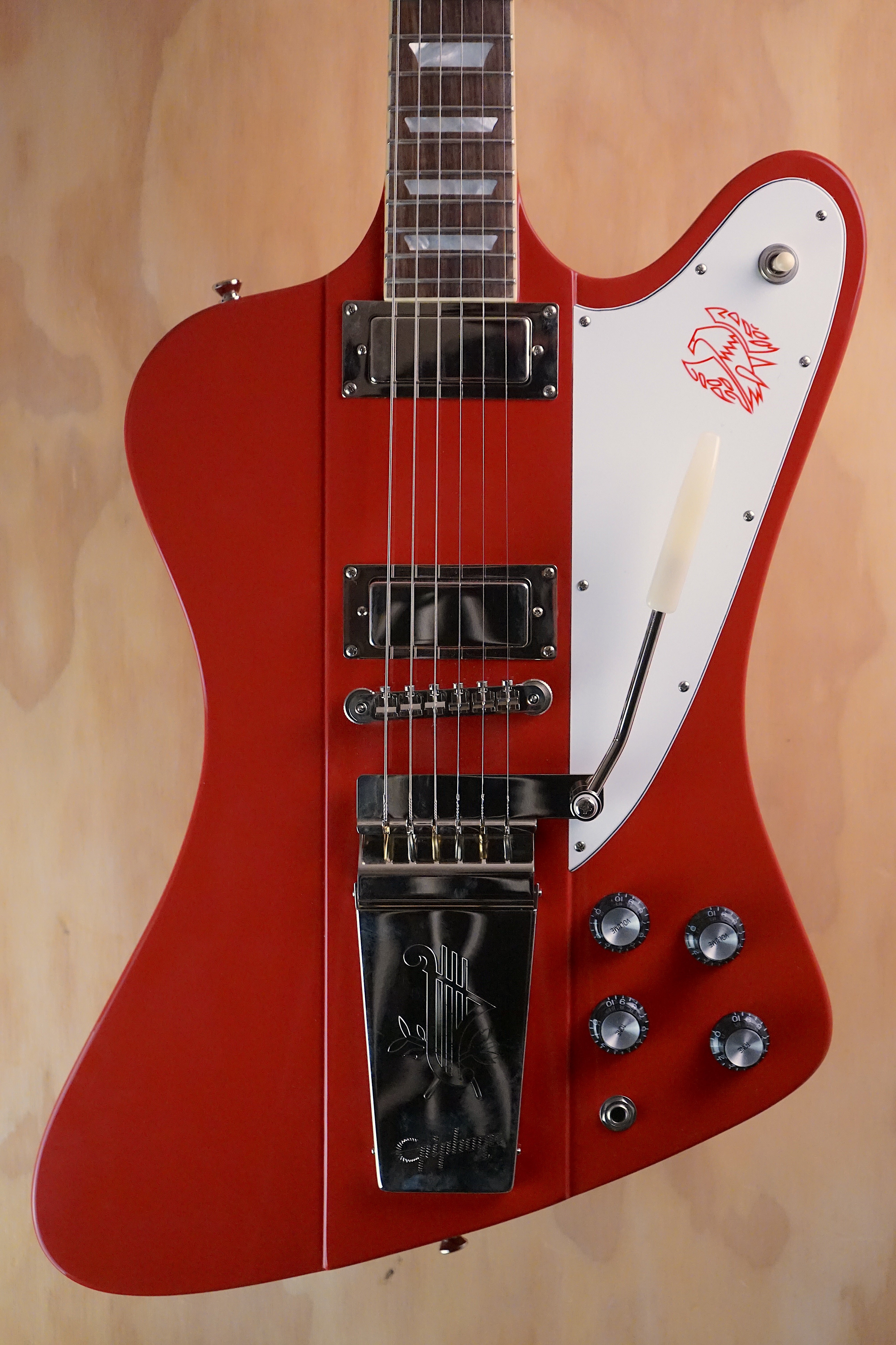 Epiphone Inspired by Gibson Custom 1963 Firebird V Ember Red, (Used)
