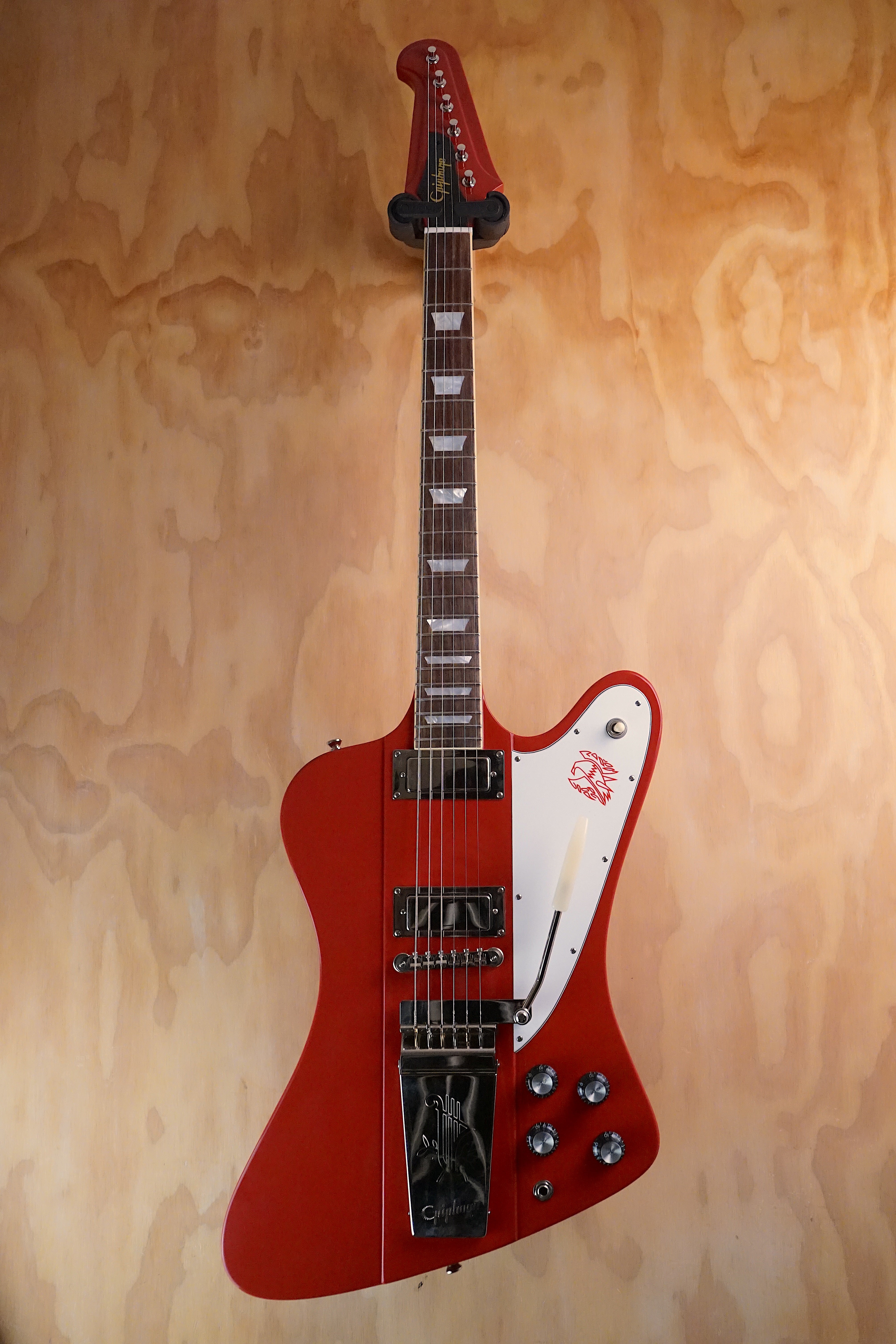 Epiphone Inspired by Gibson Custom 1963 Firebird V Ember Red, (Used)