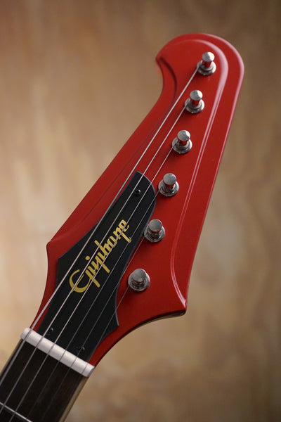 Epiphone Inspired by Gibson Custom 1963 Firebird V Ember Red, (Used)