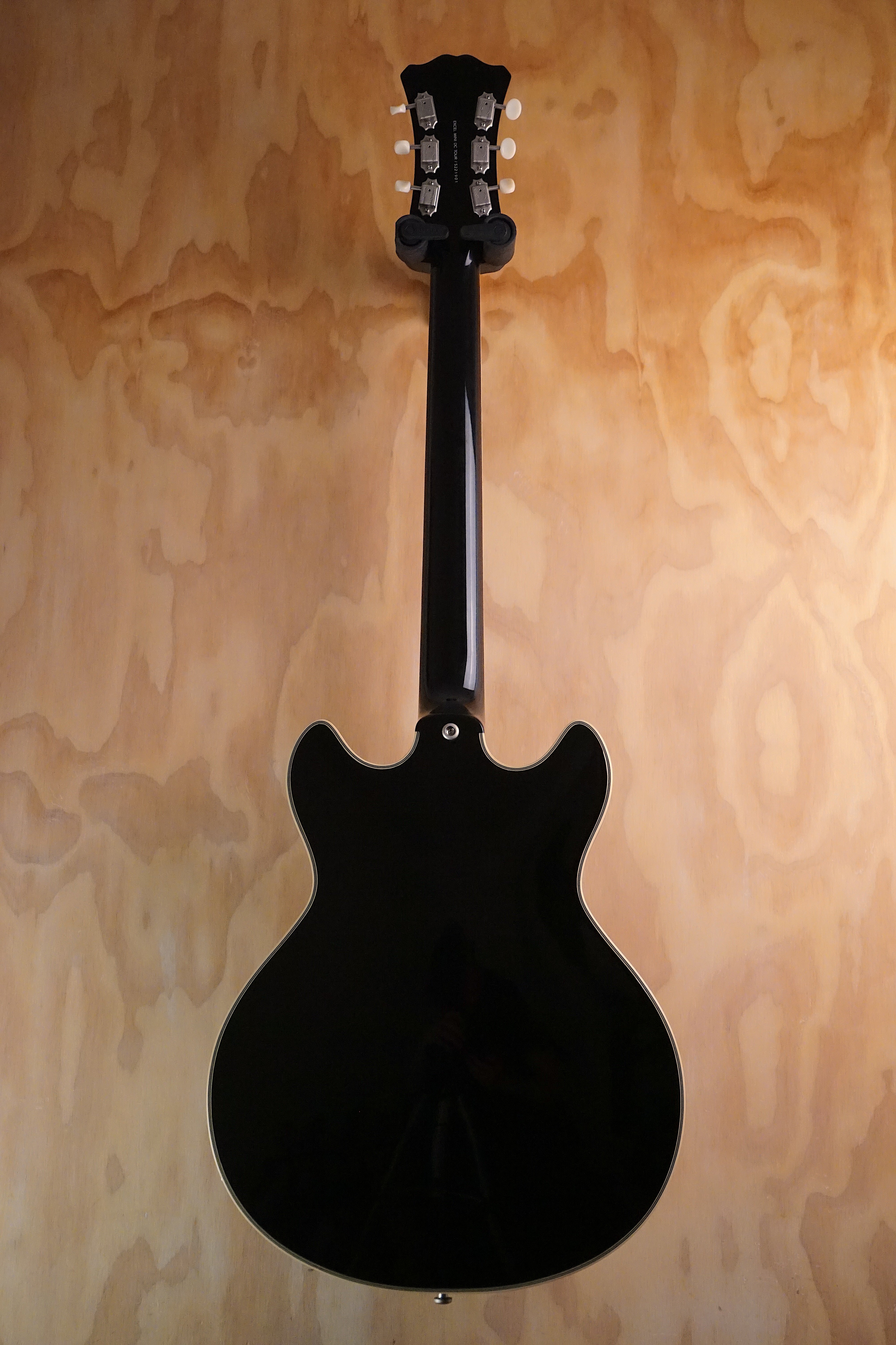 D'Angelico Excel Mini DC Tour Solid Black, (Used)