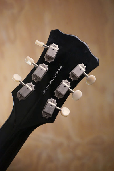 D'Angelico Excel Mini DC Tour Solid Black, (Used)