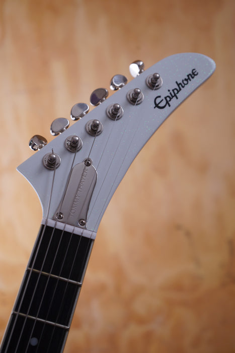 Epiphone Tommy Thayer “White Lightning” Explorer, (Used, Comm) - Fair Deal Music