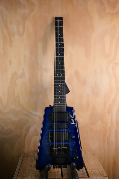 Steinberger Spirit GT-PRO Quilt Top Deluxe Trans Blue, (Used)