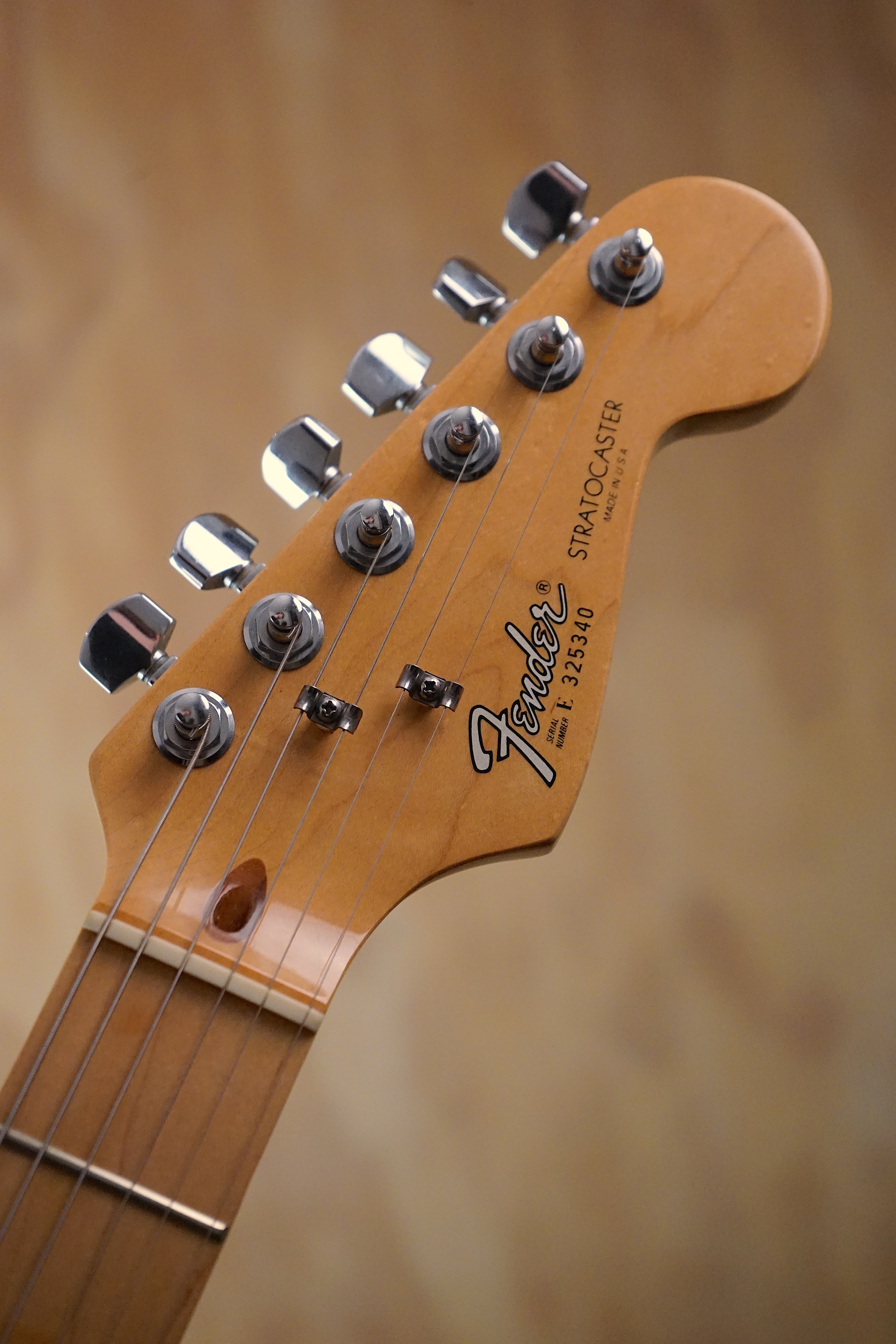 1983 Fender Standard Stratocaster Black, (Used)