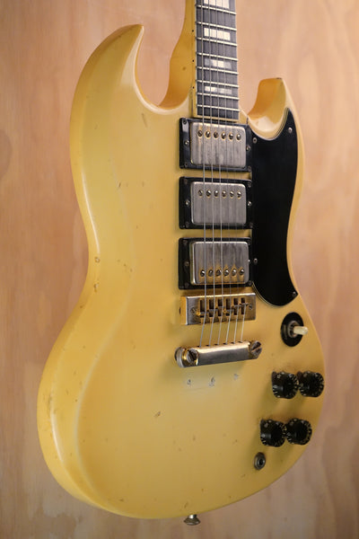 1974 Gibson SG Custom White, (Used, Comm)