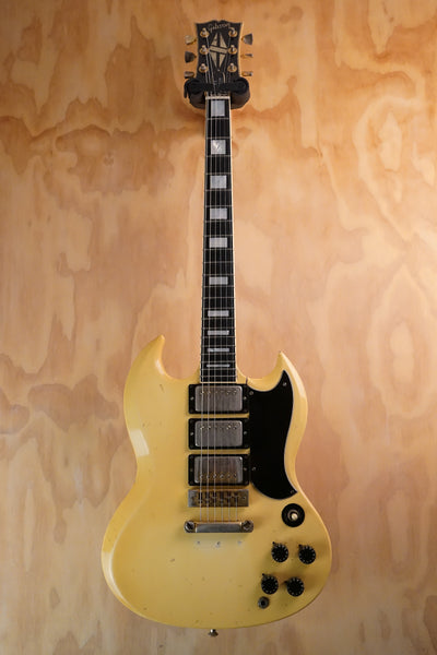 1974 Gibson SG Custom White, (Used, Comm)