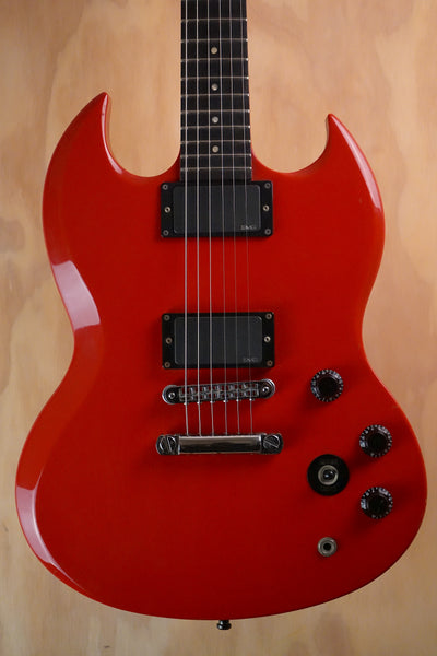 1991 Gibson SG Special Ferrari Red with EMG Pickups, (Used, Comm)