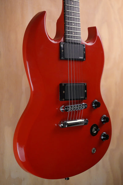 1991 Gibson SG Special Ferrari Red with EMG Pickups, (Used, Comm)