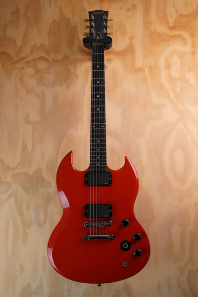 1991 Gibson SG Special Ferrari Red with EMG Pickups, (Used, Comm)
