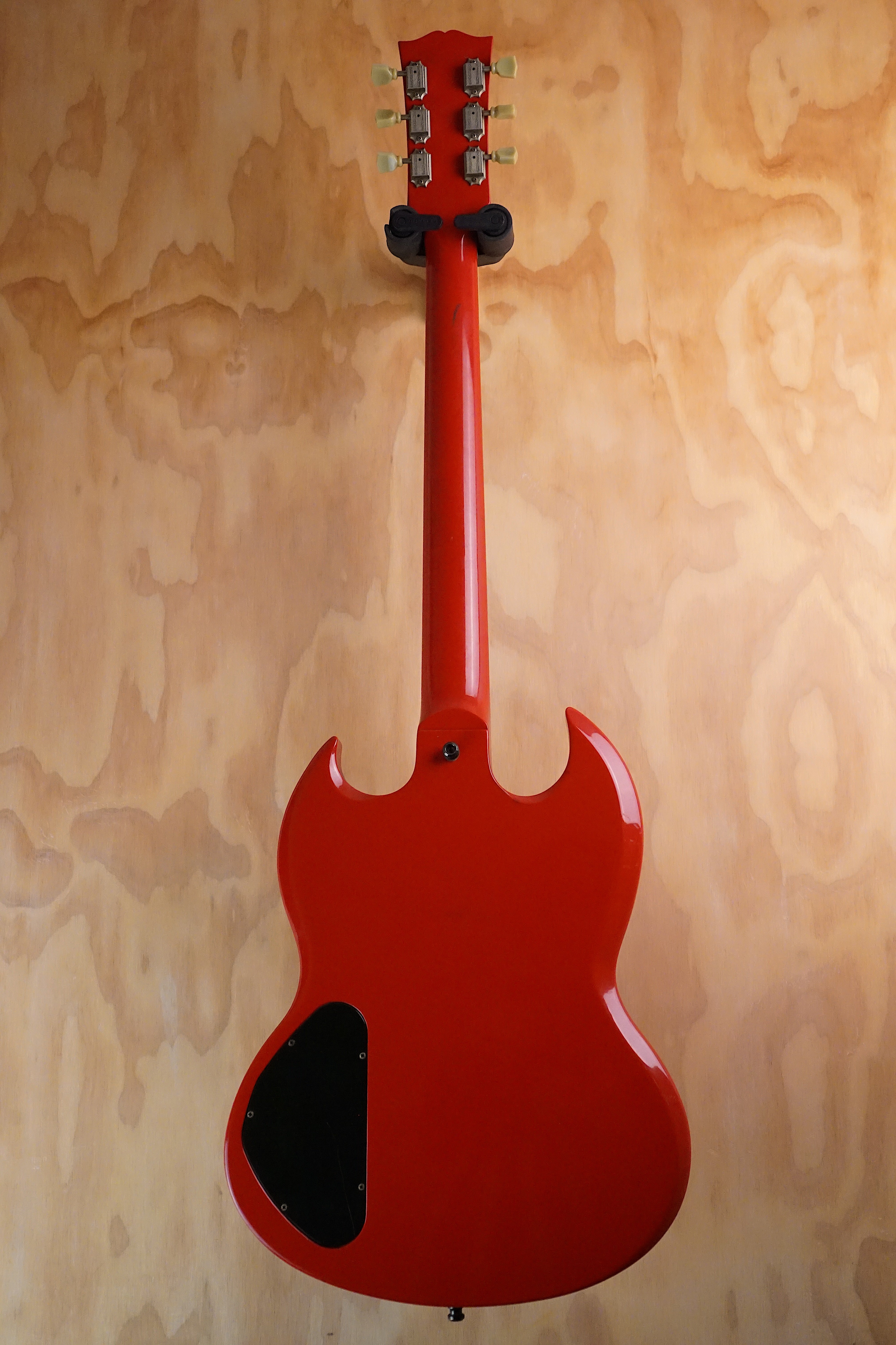 1991 Gibson SG Special Ferrari Red with EMG Pickups, (Used, Comm)