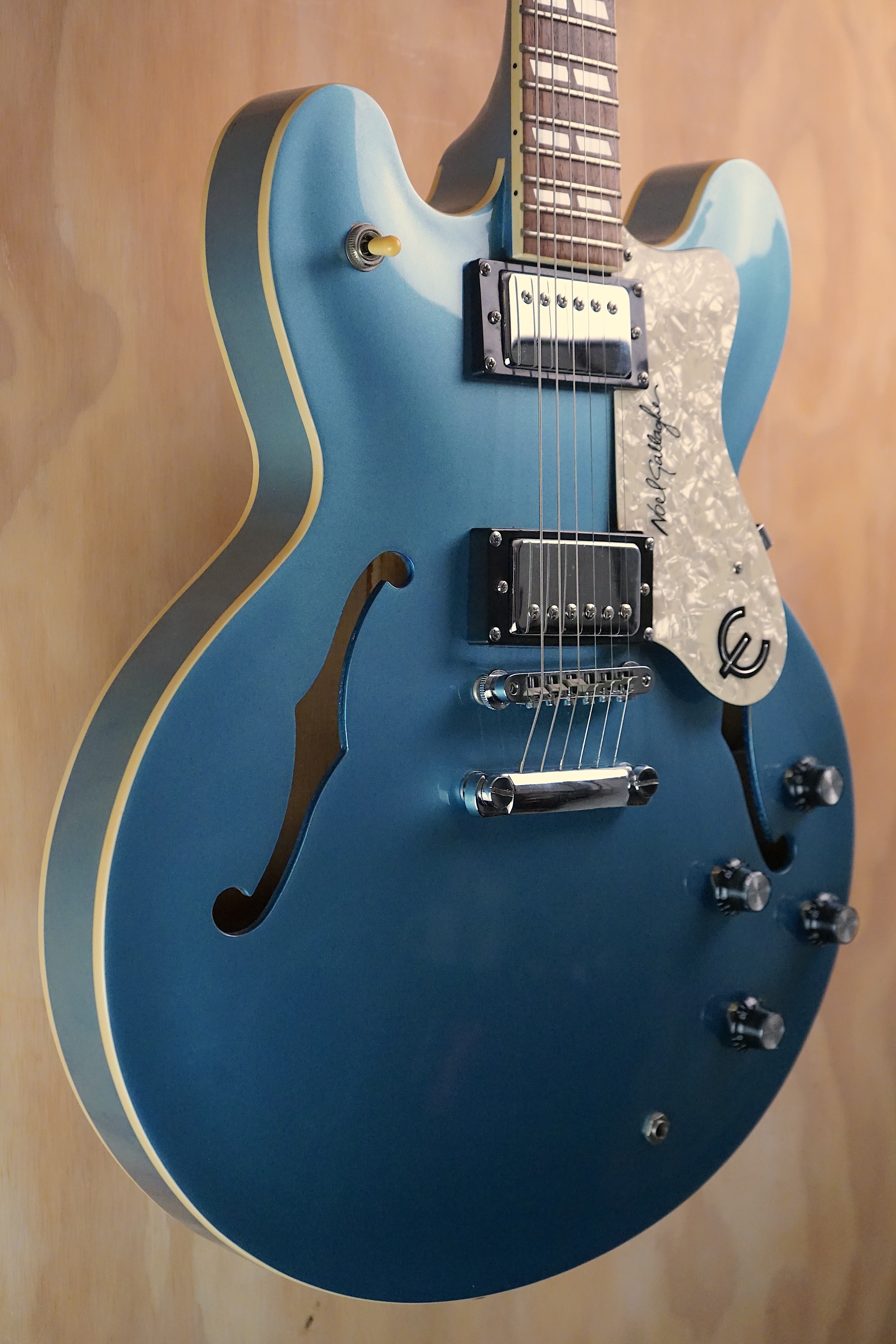 1997 Epiphone Noel Gallagher Supernova Man City Blue, (Used)