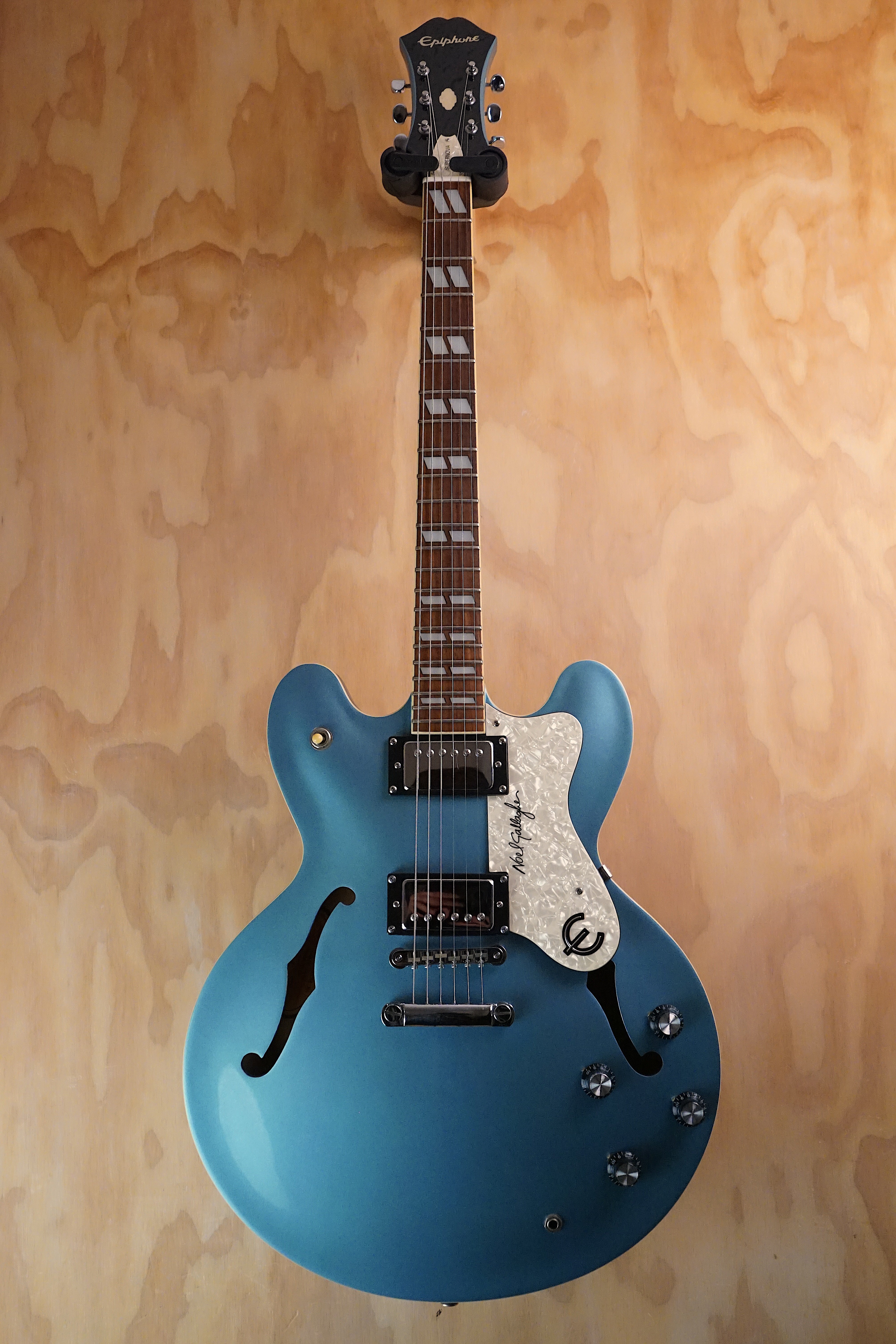 1997 Epiphone Noel Gallagher Supernova Man City Blue, (Used)