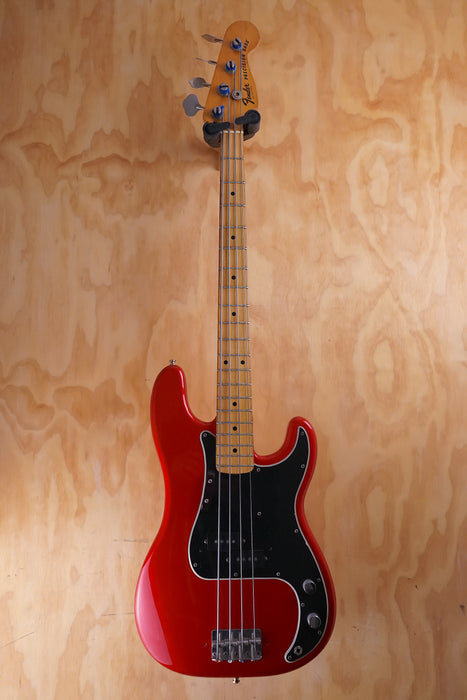 1976 Fender Precision Bass refinished in Candy Apple Red, (Used) - Fair Deal Music