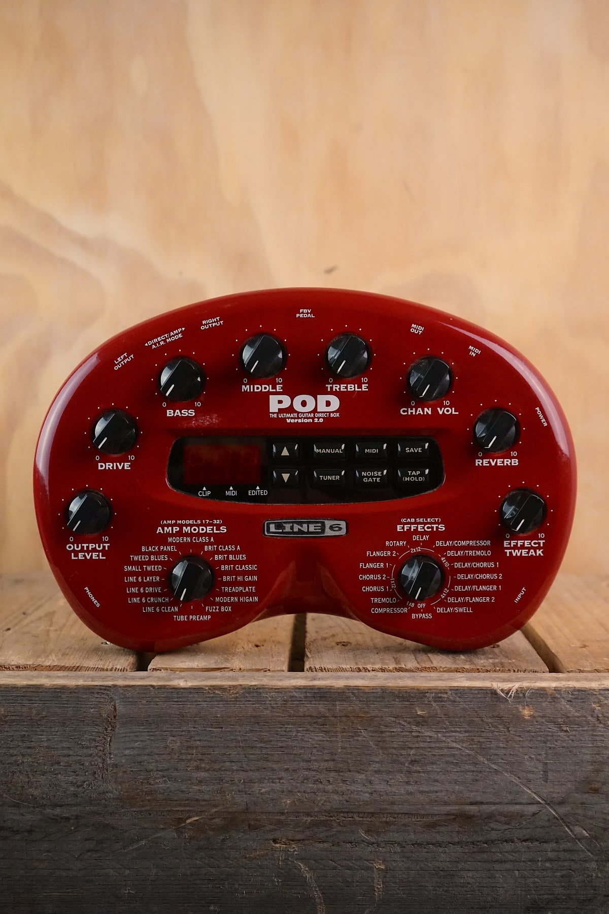 Line 6 POD 2.0 Guitar Amp Modeller, (Used)