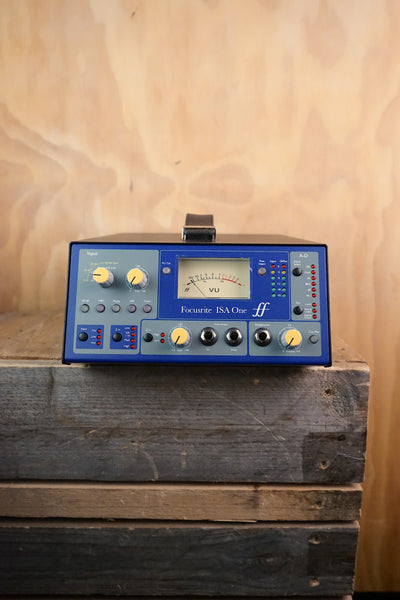 Focusrite ISA One Analogue Mic Preamp with ISA ADN2 Dante Card, (Used)