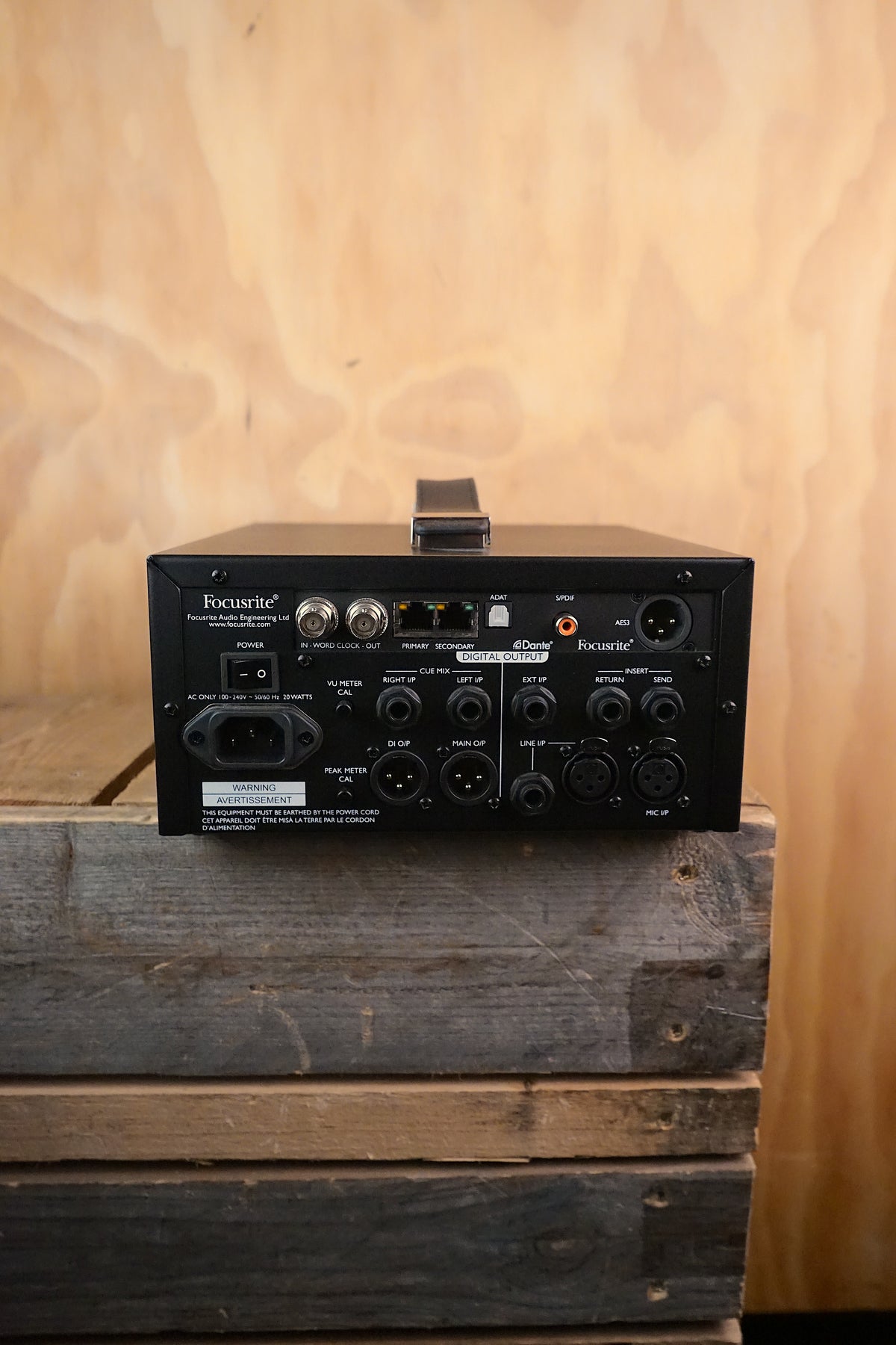 Focusrite ISA One Analogue Mic Preamp with ISA ADN2 Dante Card, (Used)
