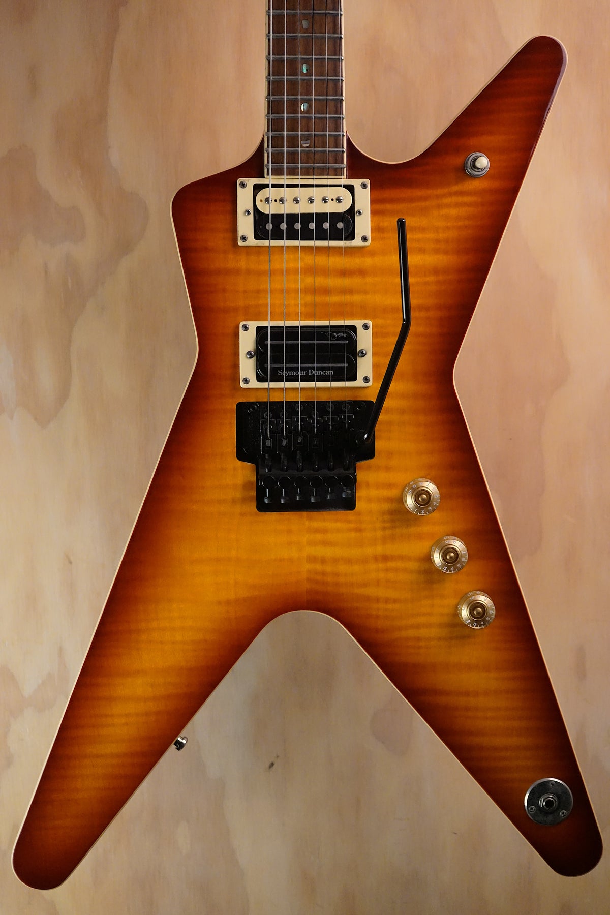 2002 Dean ML ’79 Floyd Flame Top Sunburst, (Used)