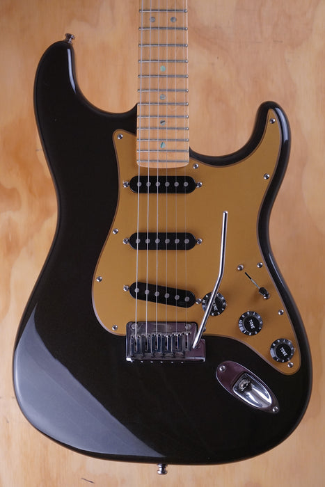 Fender American Deluxe Stratocaster in Montego Black, (Used) - Fair Deal Music