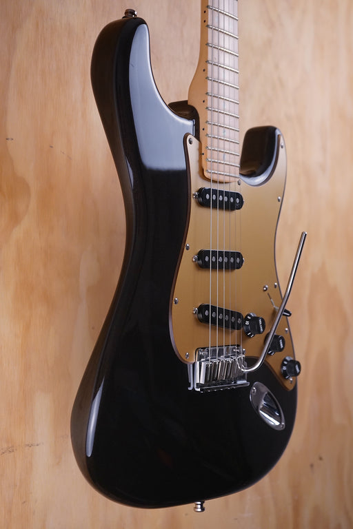 Fender American Deluxe Stratocaster in Montego Black, (Used) - Fair Deal Music