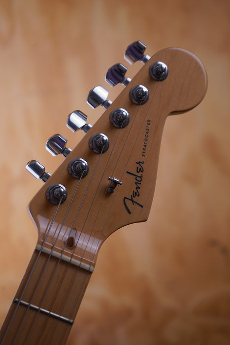 Fender American Deluxe Stratocaster in Montego Black, (Used) - Fair Deal Music