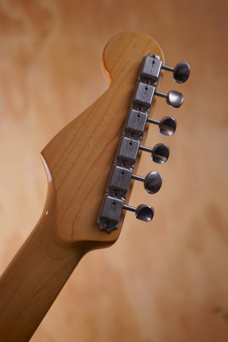 Fender Mexican Standard Stratocaster with an American Standard '60s neck in Olympic White, (Used) - Fair Deal Music