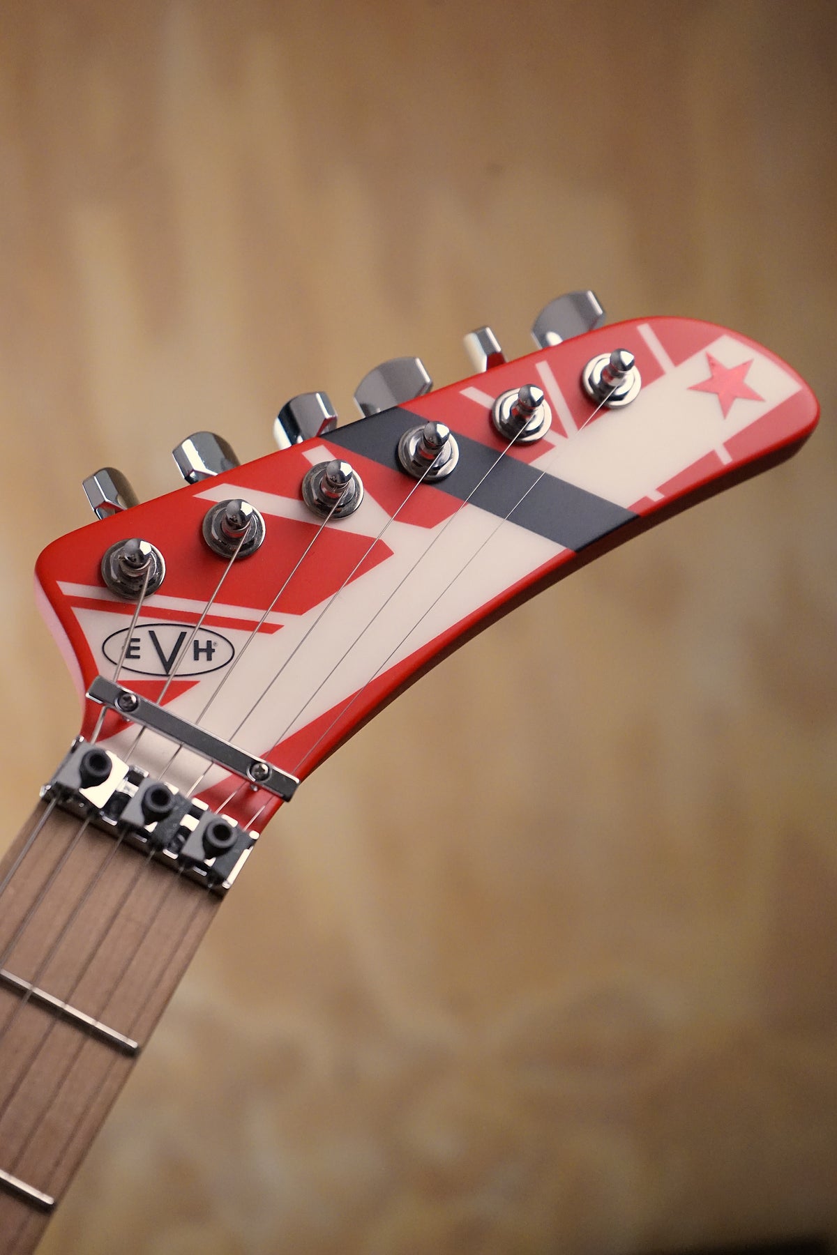 EVH Striped Series 5150 Red/Black/White, (Used)