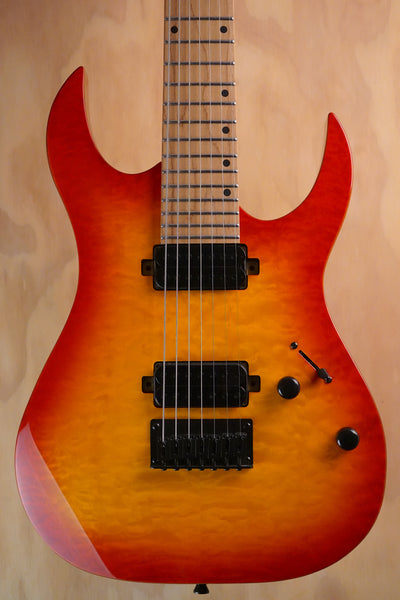 Spira S-507 QFB 7-String Fireburst, (Used)