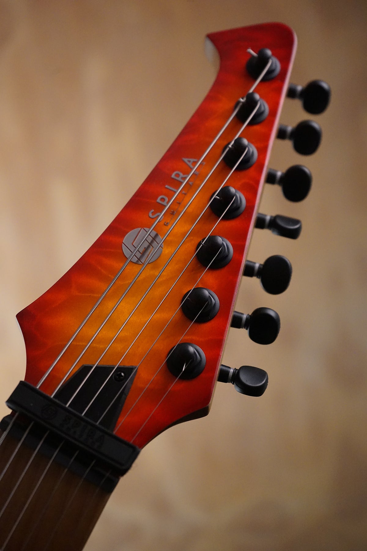 Spira S-507 QFB 7-String Fireburst, (Used)
