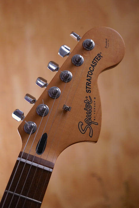 Squier Tom DeLonge Stratocaster in black, (Used)