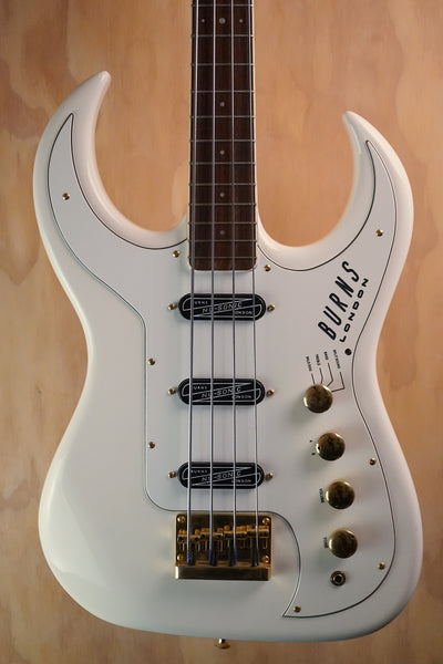 Burns Bison Bass White, (Used)