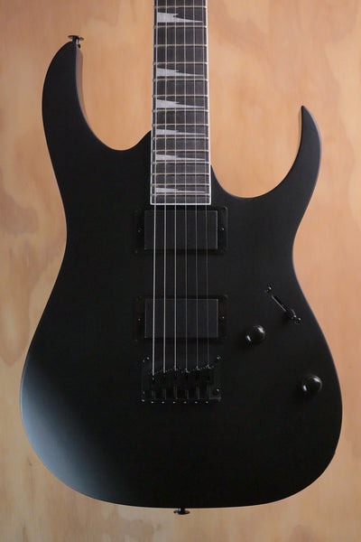 Ibanez GRG121DX-BKF Black Flat Electric Guitar, Ex Display - Fair Deal Music