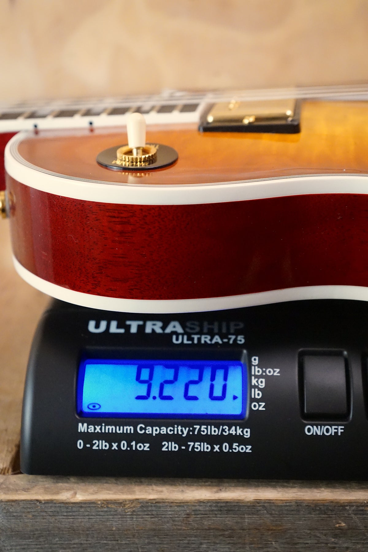 Gibson Custom Shop Les Paul Custom Quilt in Honey Burst Electric Guitar, Nearly New - Fair Deal Music
