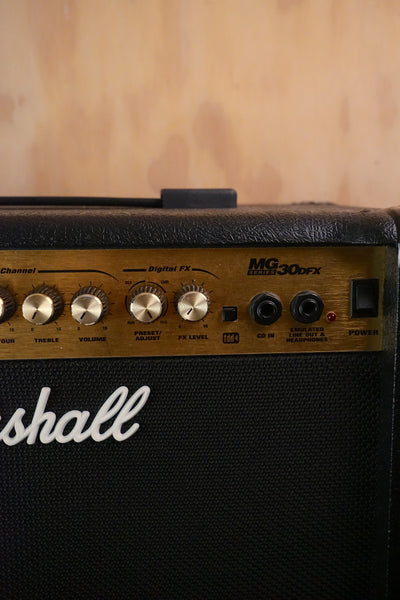 Marshall MG30DFX 30W Guitar Combo, (Used)