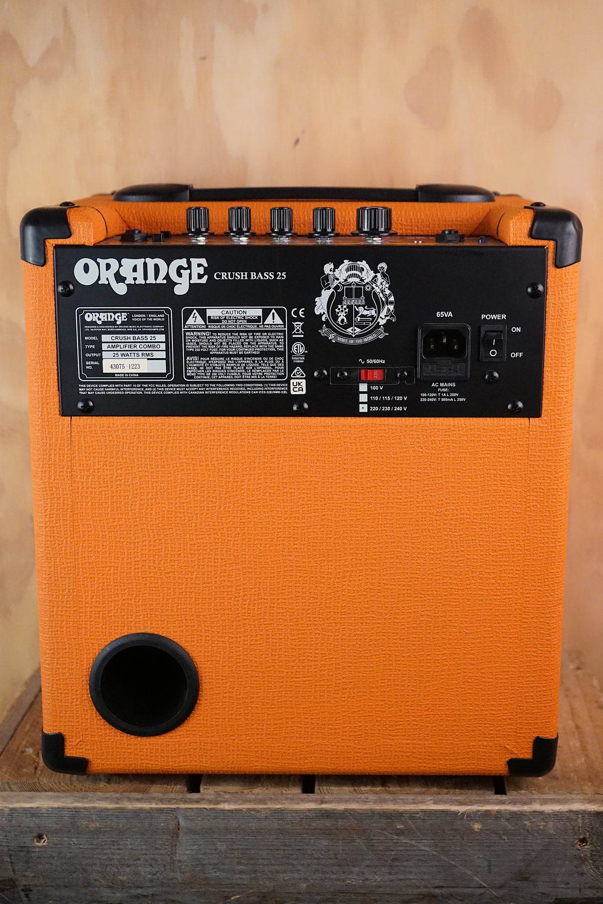 Orange Crush Bass 25 Combo, (Used)