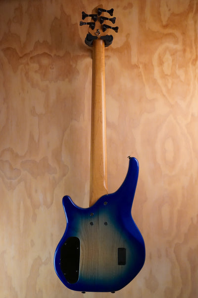 1993 Status Graphite Eclipse 5 Blue Burst Fretless Bass, (Used)