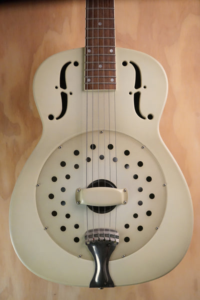 National Reso-Phonic 14-Fret Collegian Aged Ivory, (Used)