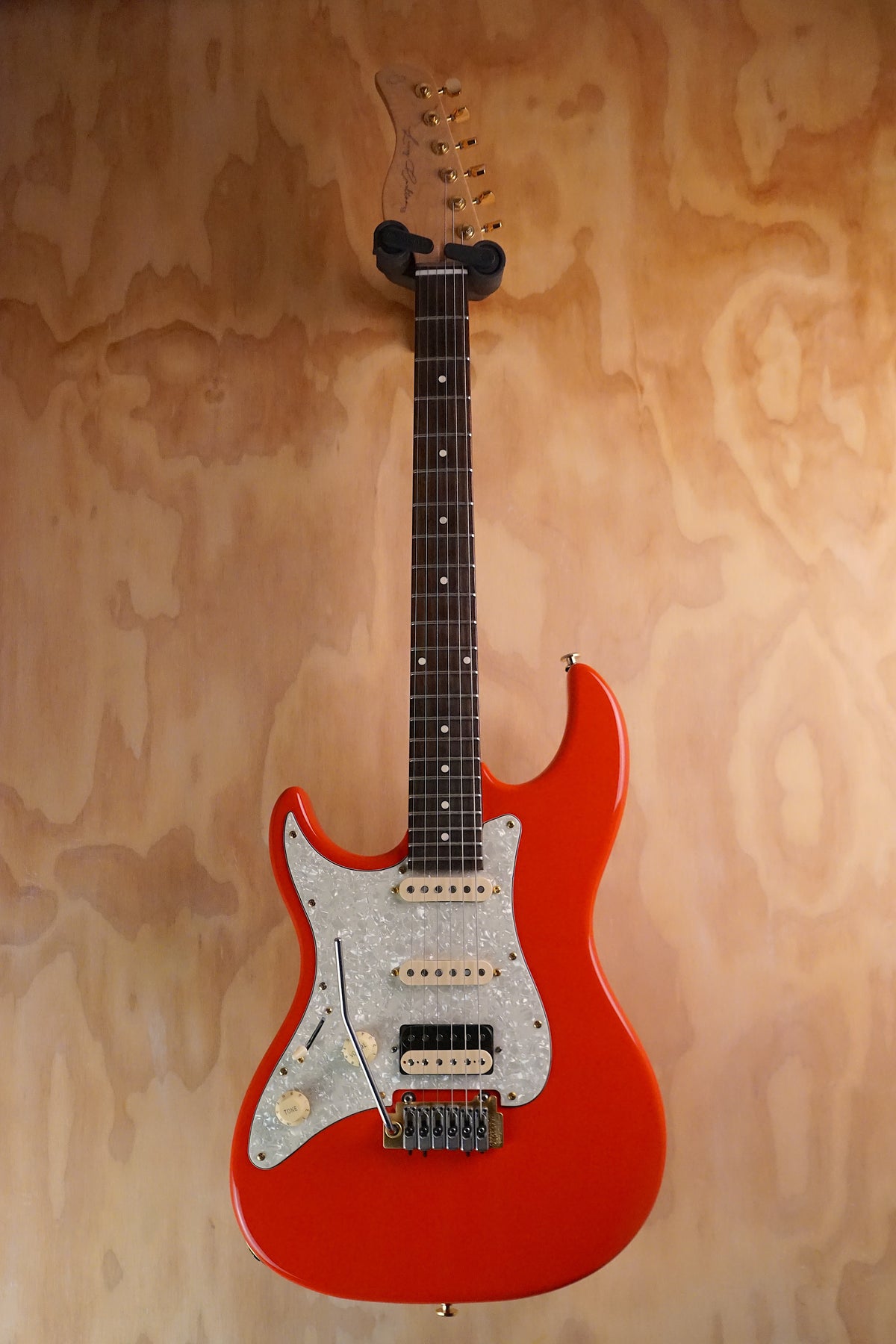 Sire Larry Carlton S7 HSS Left Handed Fiesta Red, (Used)