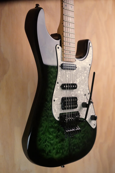 Jackson Adrian Smith SDXQ Transparent Green Electric Guitar, (Used)