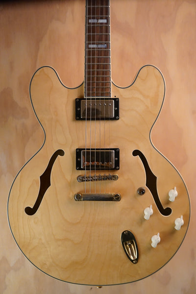 Epiphone Sheraton Natural Semi-Hollow Electric Guitar, (Used)