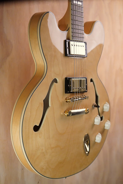 Epiphone Sheraton Natural Semi-Hollow Electric Guitar, (Used)