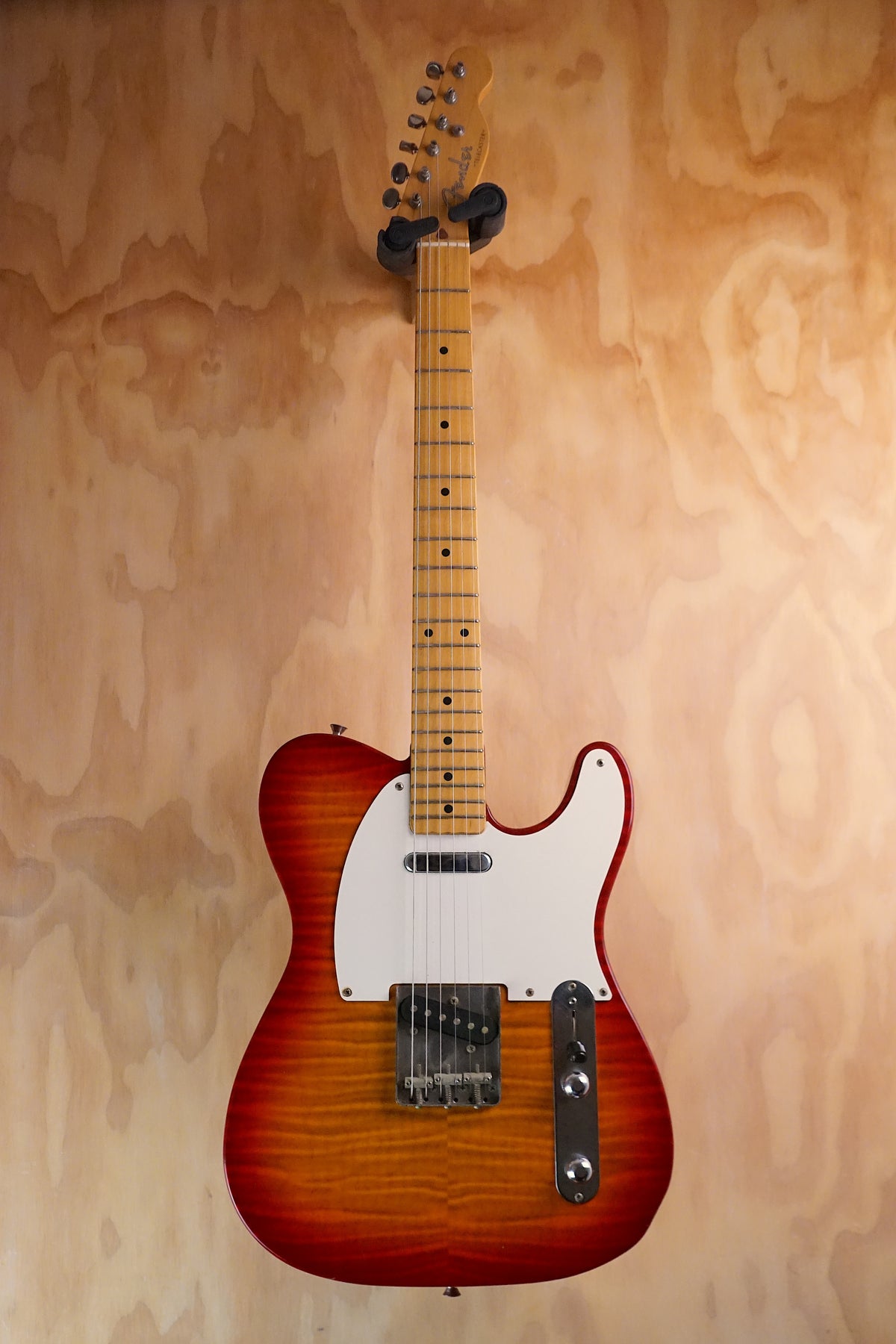 1994/95 Fender Foto Flame Telecaster Aged Cherry Sunburst, (Used)