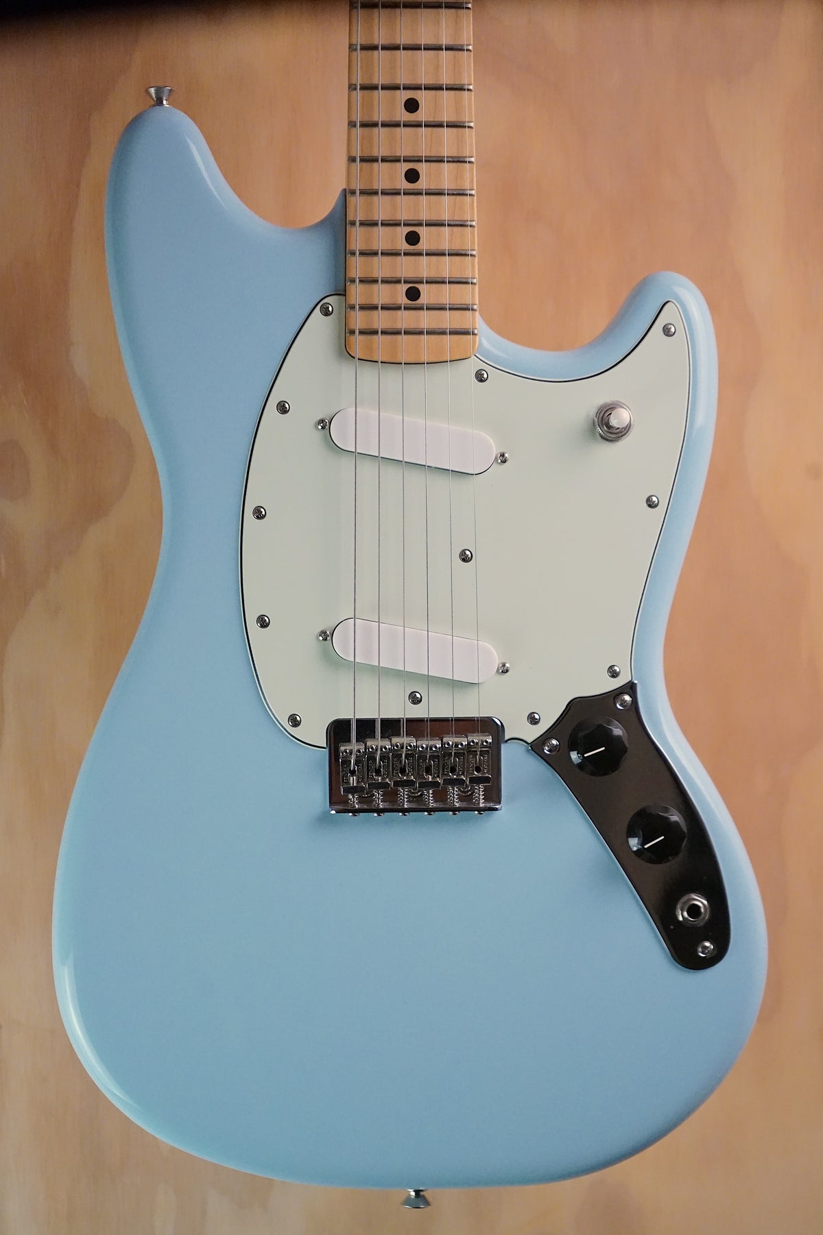2022 Fender Player Mustang Sonic Blue Electric Guitar, (Used)