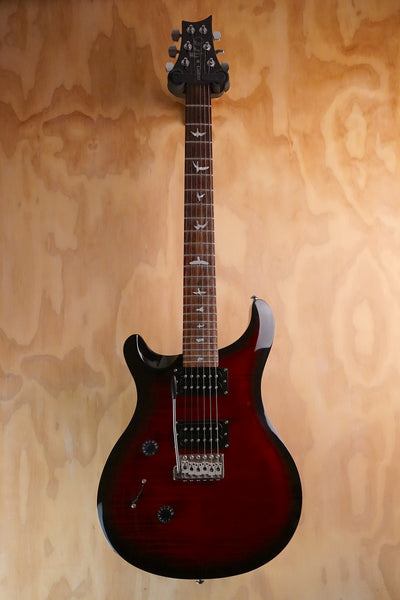 2018 PRS SE Custom 24 Left Handed Fire Red Burst, (Used)