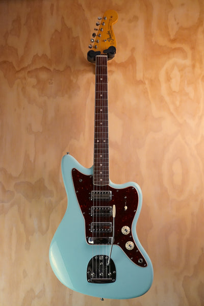 2018 Fender Limited Edition 60th Anniversary Triple Jazzmaster Daphne Blue, (Used, Comm)