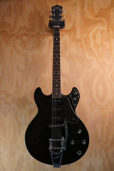 Yamaha SA503 TVL Troy Van Leeuwen Black Semi-Hollow Guitar, (Used, Comm)