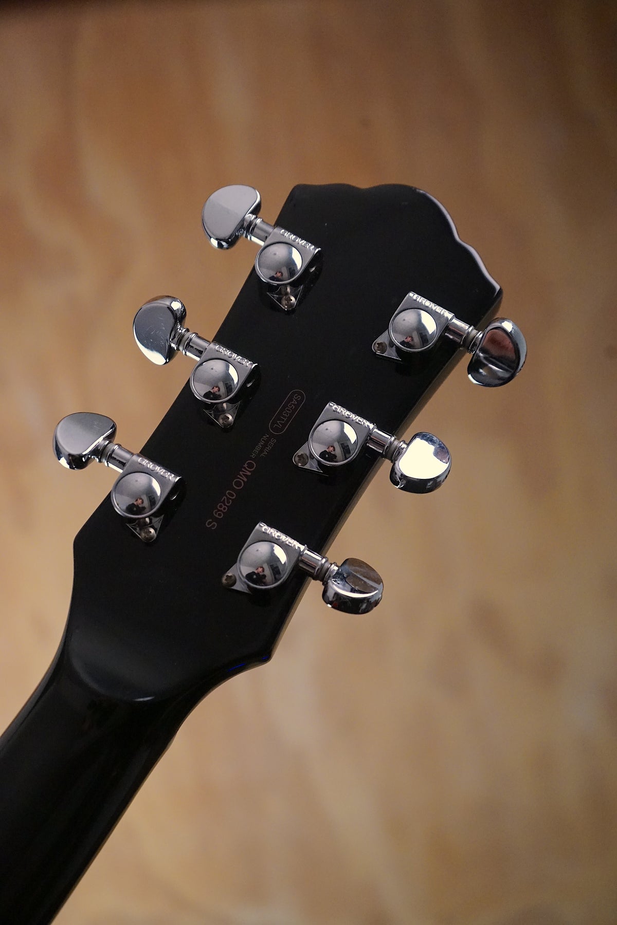Yamaha SA503 TVL Troy Van Leeuwen Black Semi-Hollow Guitar, (Used, Comm)