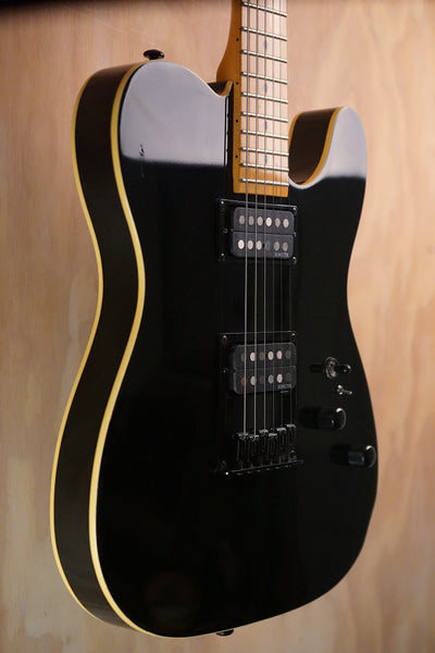Schecter PT Standard Black Electric Guitar, (Used) - Fair Deal Music