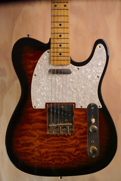 Richwood Telecaster-Style Sunburst Quilted Maple Top, (Used, Comm) - Fair Deal Music